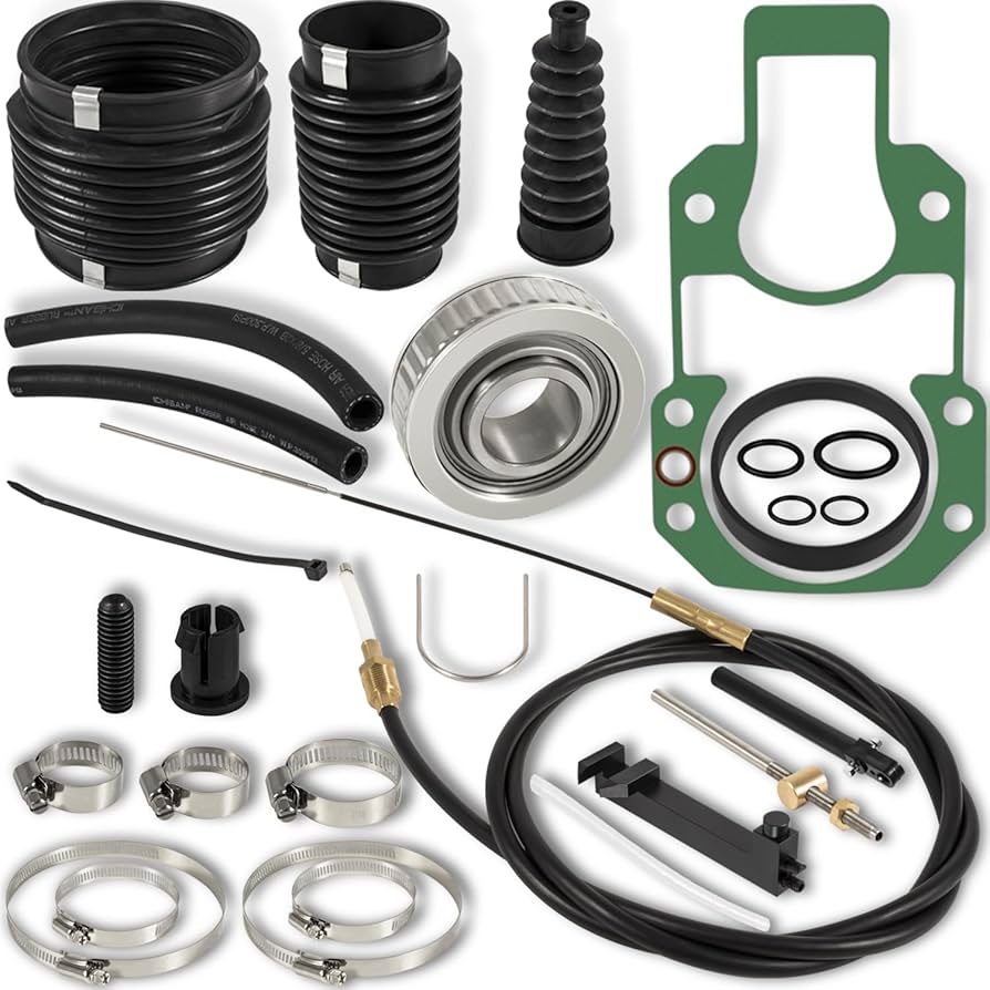 Amazon.com: Transom Bellows Repair Reseal Kit & Lower Shift